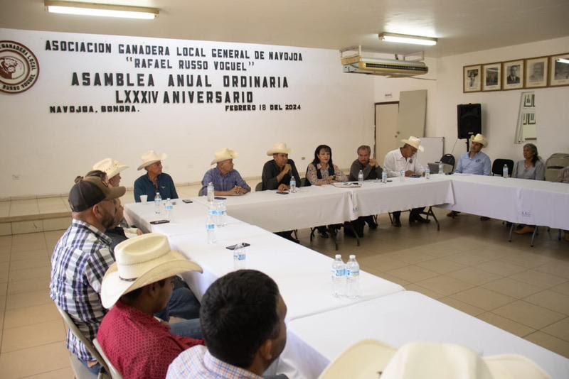 Presenta la Unión Ganadera Regional de Sonora el Plan Estratégico de Protección Civil en Materia Hídrica a las AGL del Sur del estado